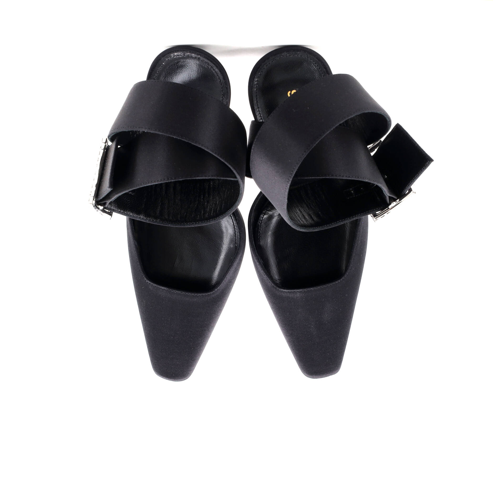 Women's Claude Ankle Strap Pumps Satin