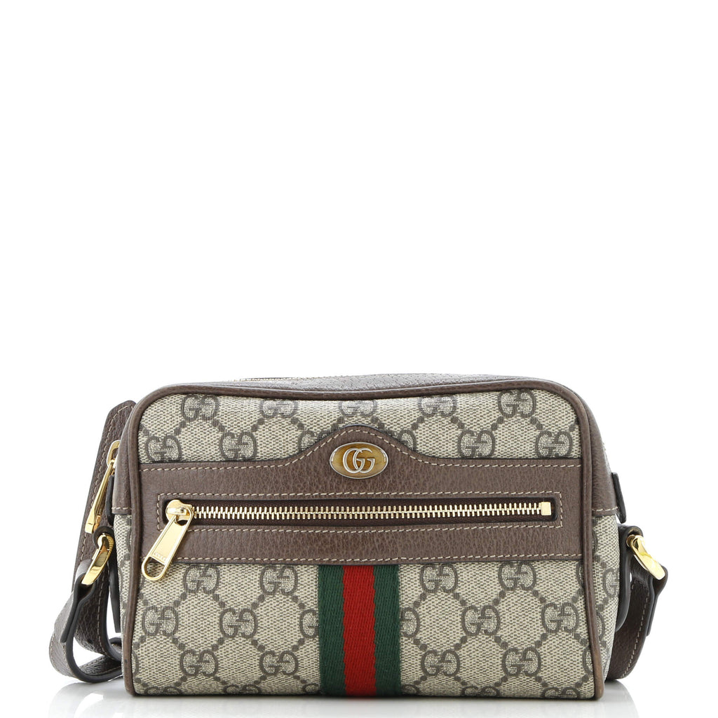 Ophidia Shoulder Bag GG Coated Canvas Mini