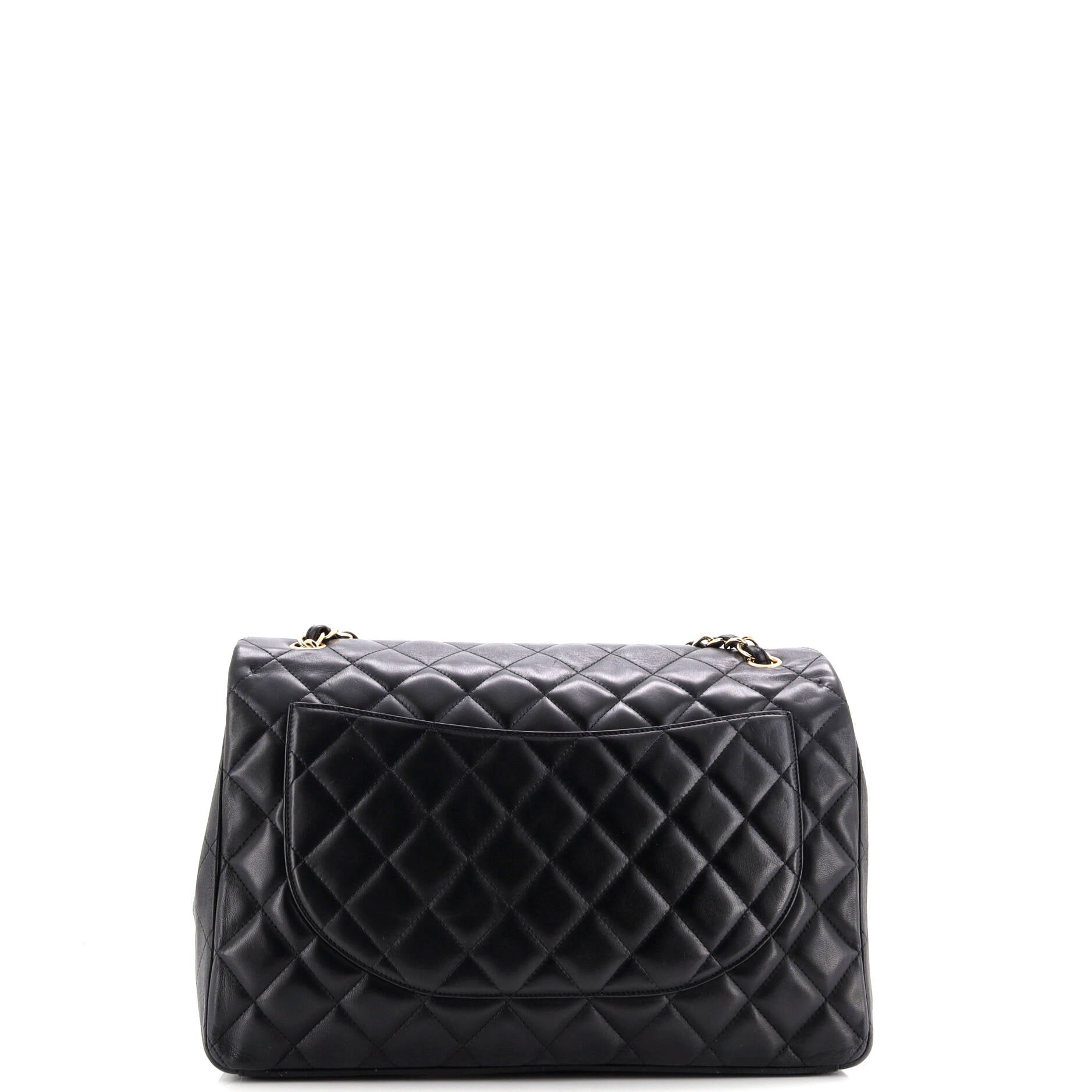 Classic Single Flap Bag Quilted Lambskin Maxi
