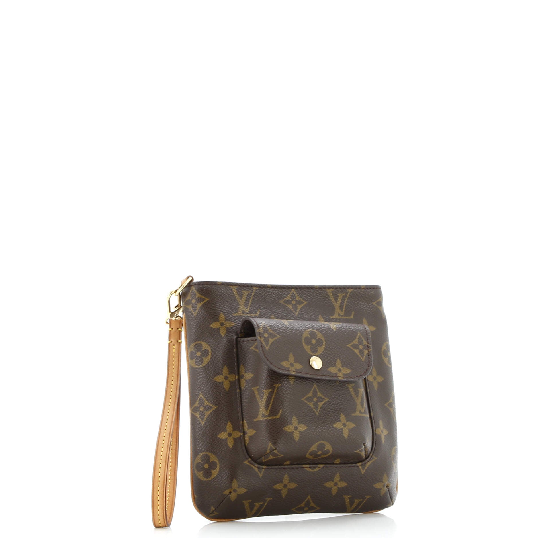 Partition Wristlet Clutch Monogram Canvas