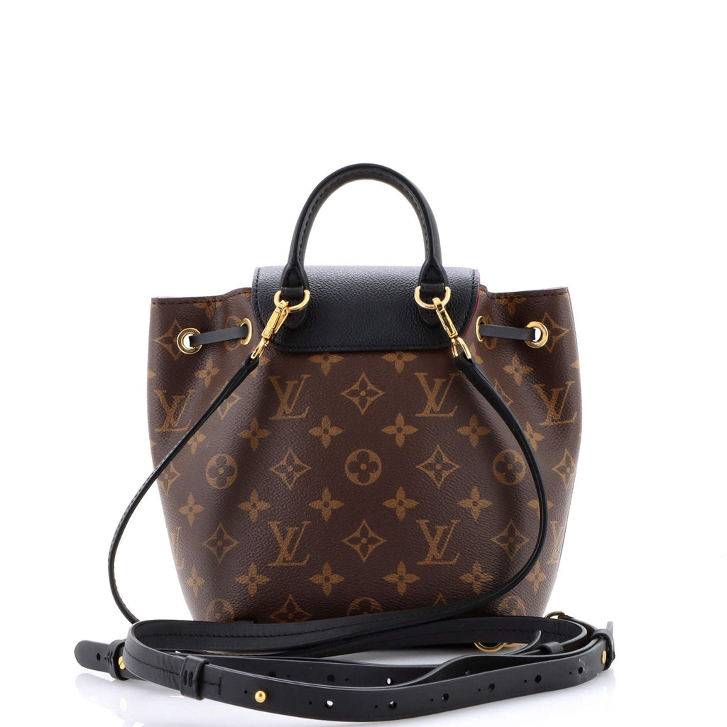 Montsouris NM Backpack Monogram Canvas with Leather BB