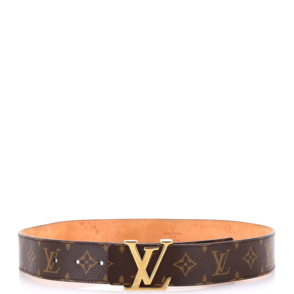 LV Initiales Belt Monogram Canvas Thin