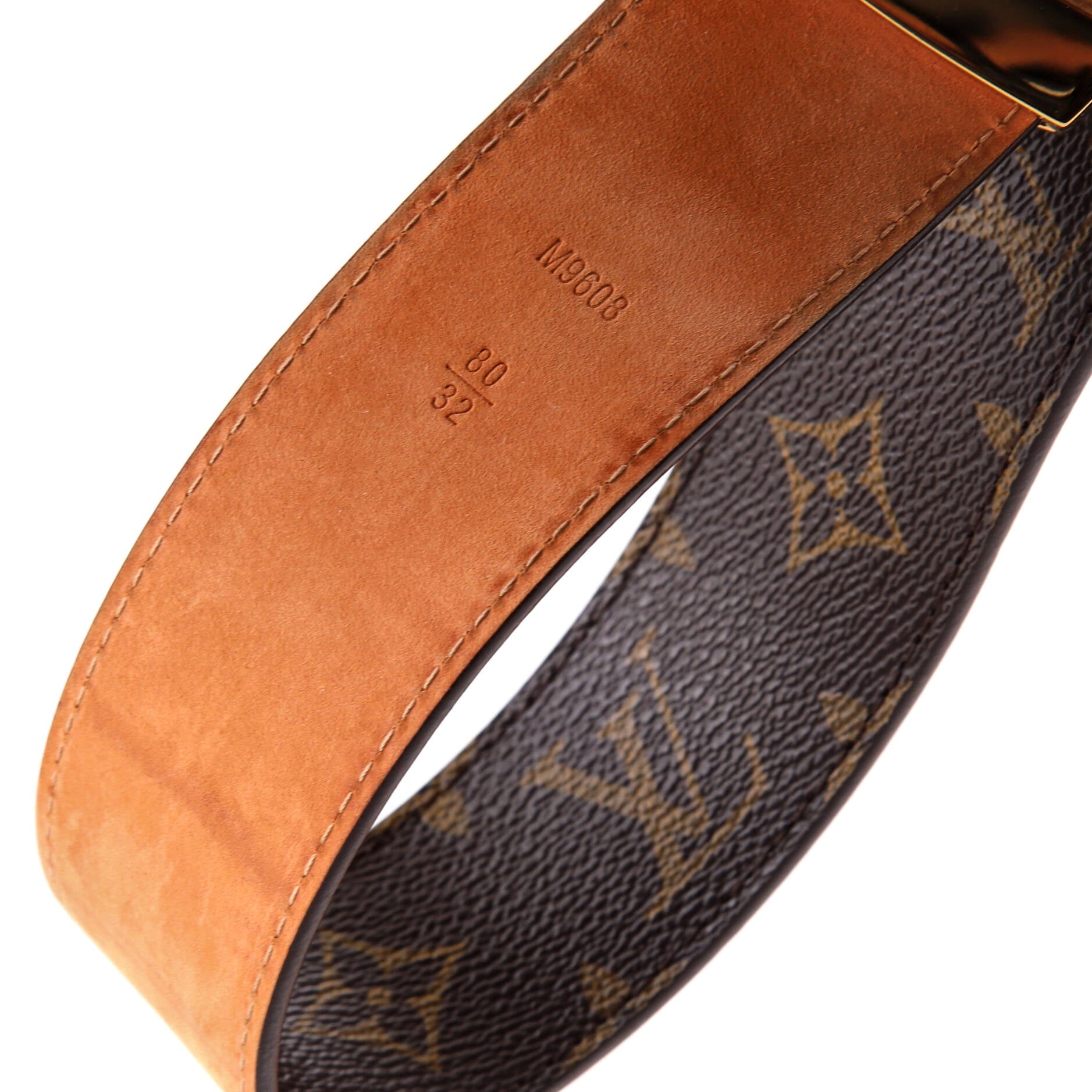 LV Initiales Belt Monogram Canvas Thin