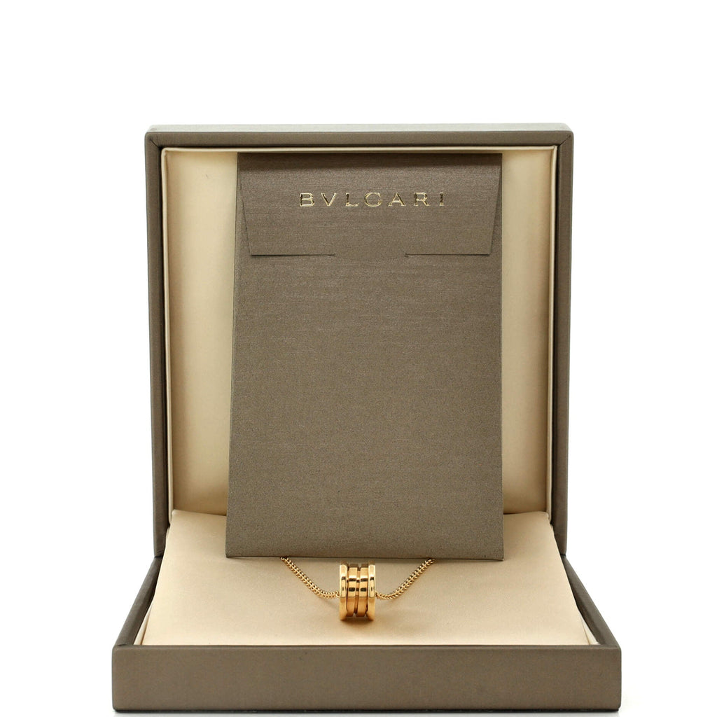 B.Zero1 Pendant Necklace 18K Yellow Gold