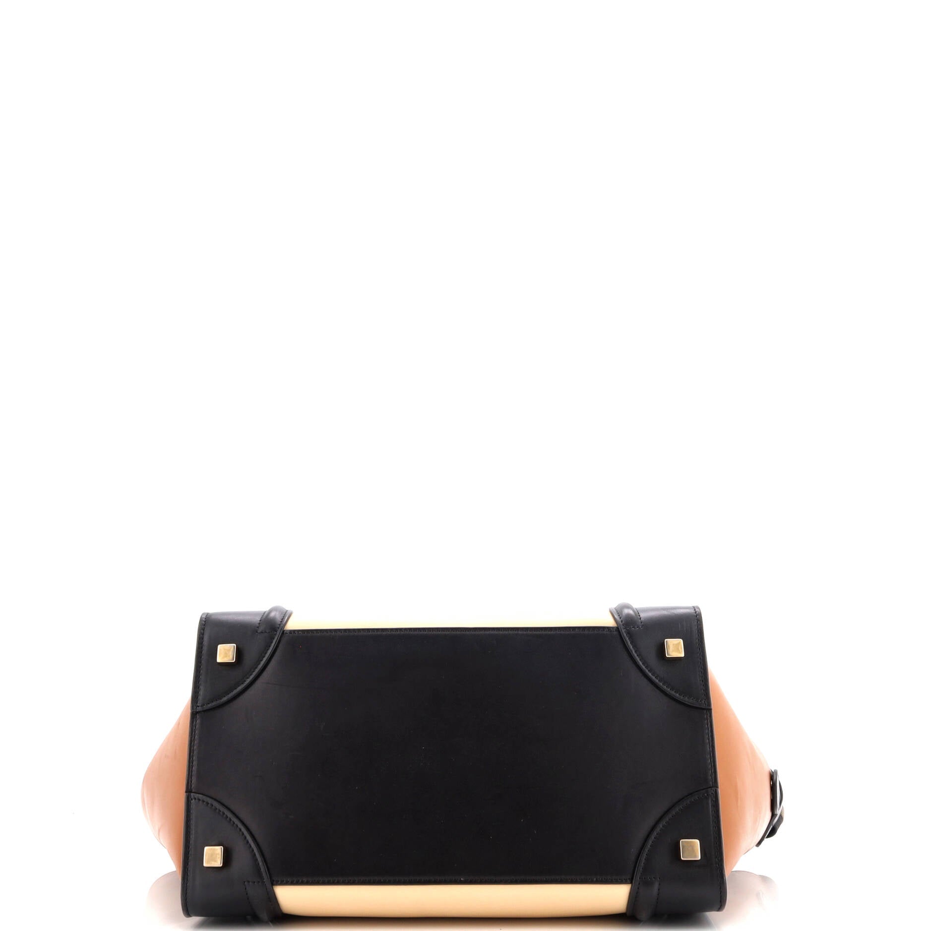 Tricolor Luggage Bag Leather Mini
