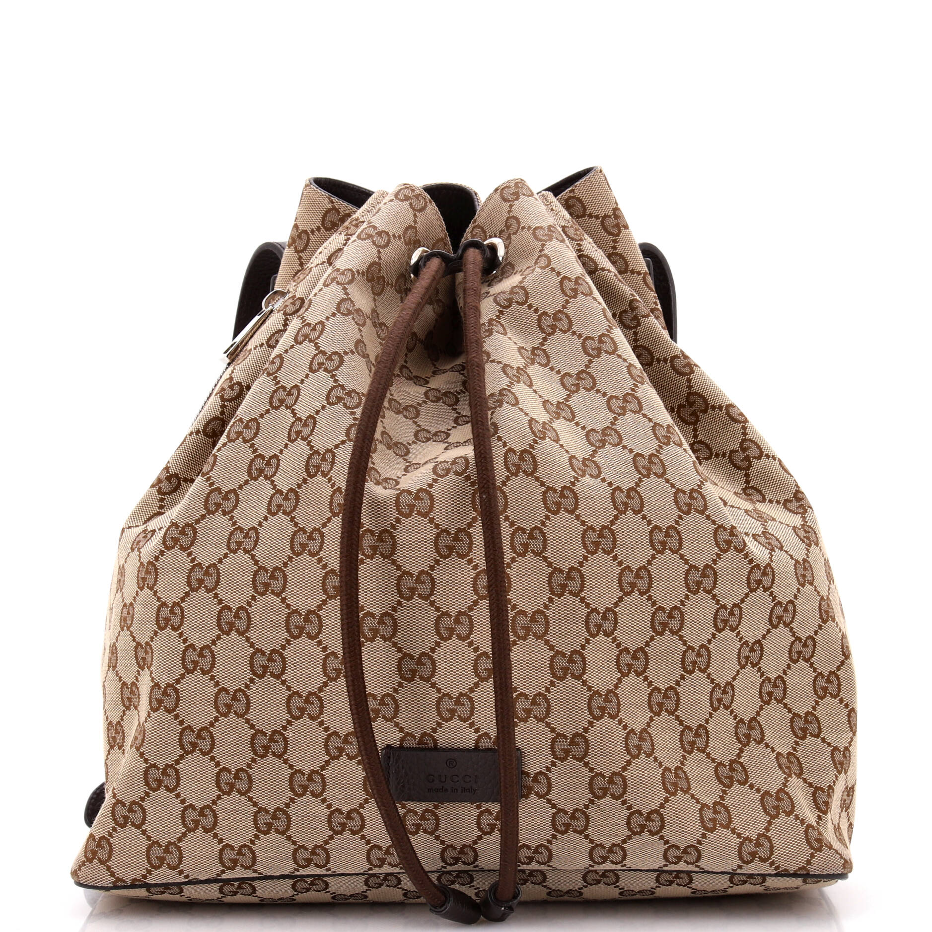 Drawstring Backpack GG Canvas Medium