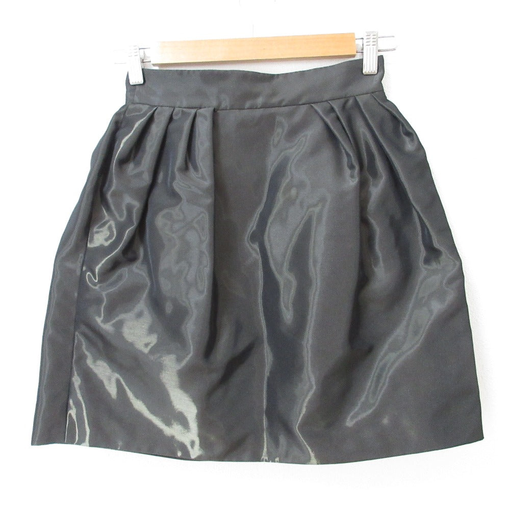 Christian Dior Wrap Mini Skirt Wool Skirt