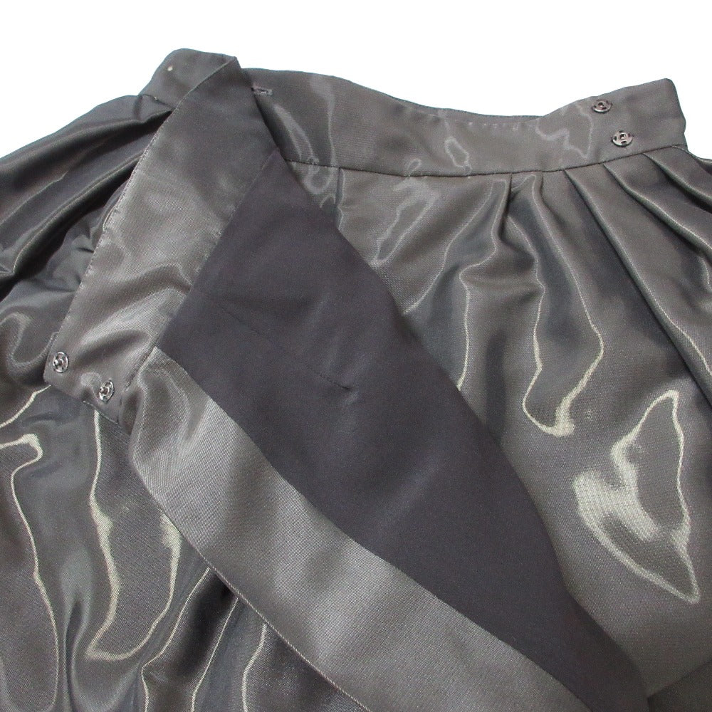Christian Dior Wrap Mini Skirt Wool Skirt