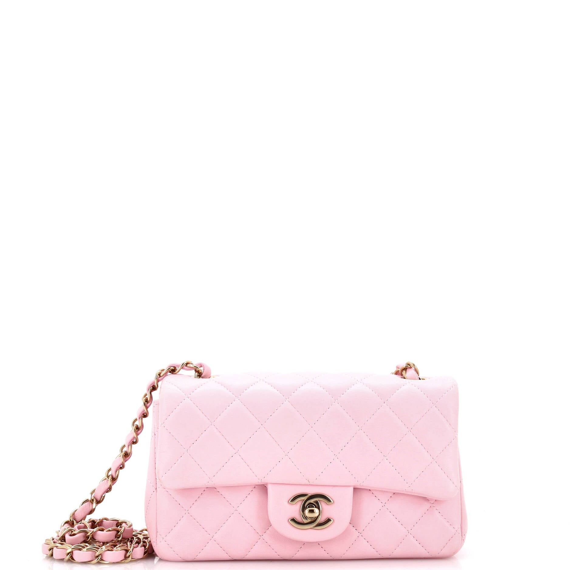 Classic Single Flap Bag Quilted Lambskin Mini