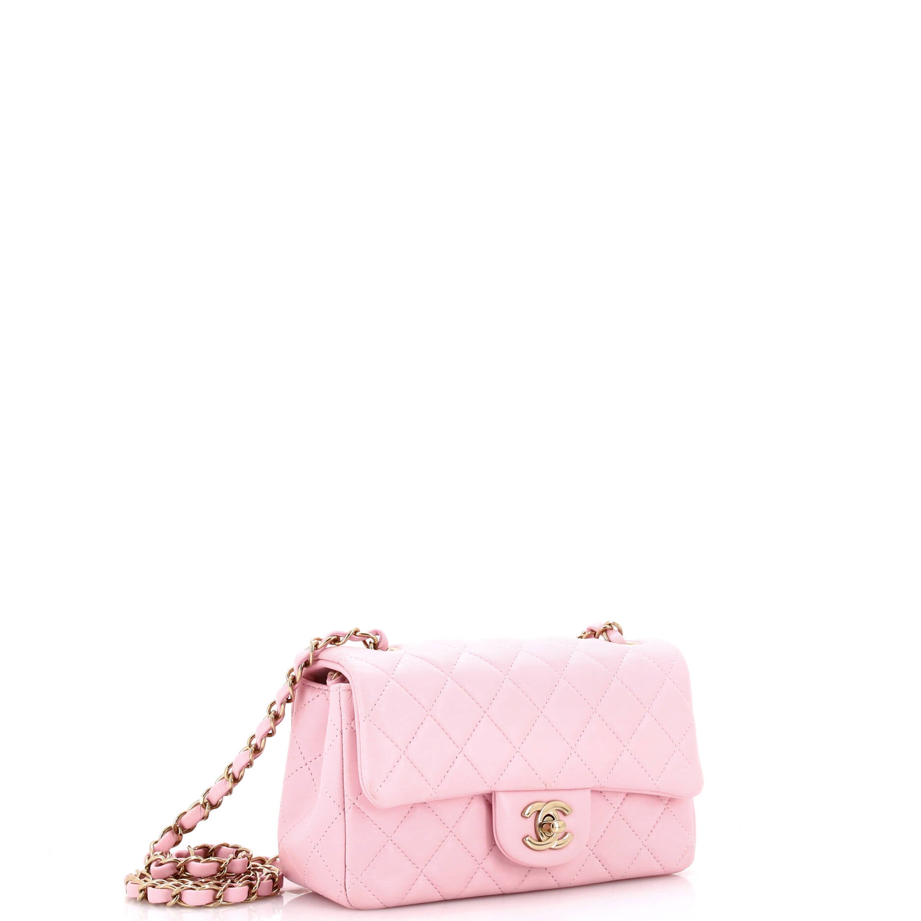 Classic Single Flap Bag Quilted Lambskin Mini