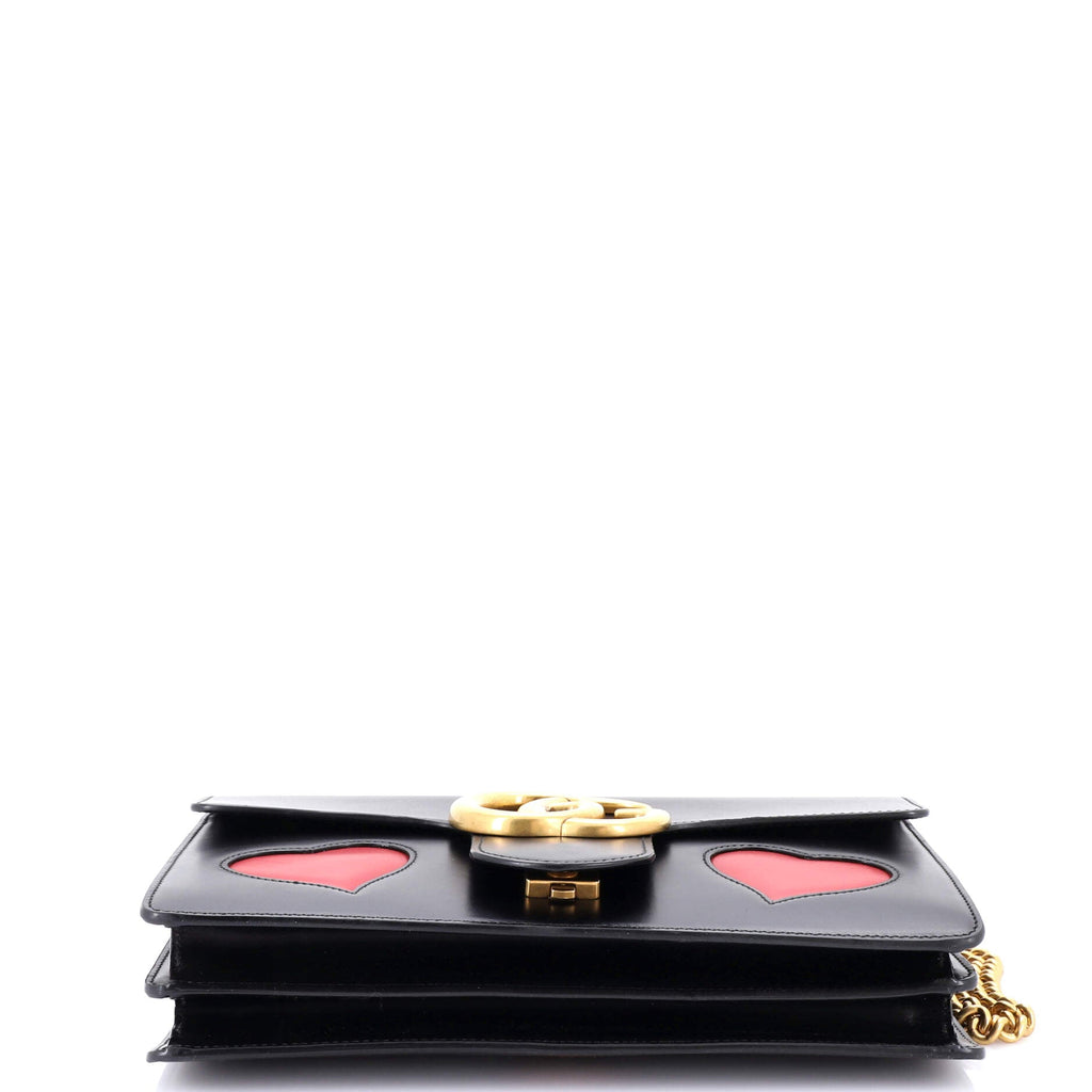 Marmont Chain Shoulder Bag Patchwork Leather Medium