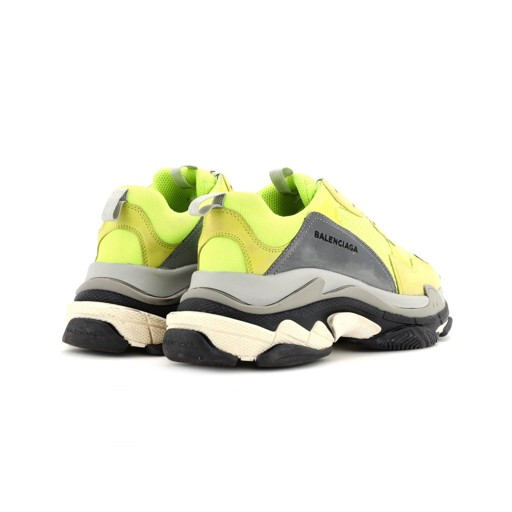 Men's Triple S Sneakers Fabric and Mesh with Faux Leather
