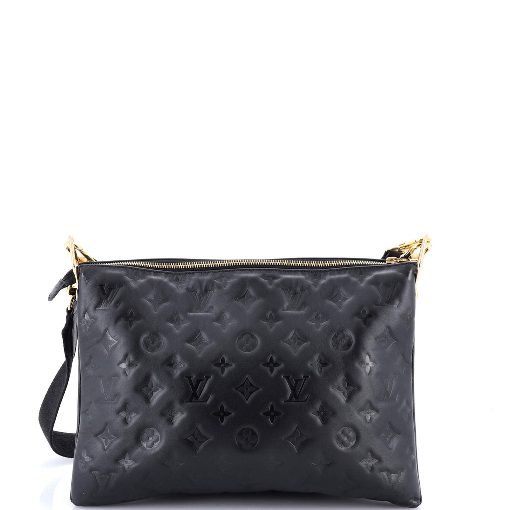 Coussin Bag Monogram Embossed Lambskin MM