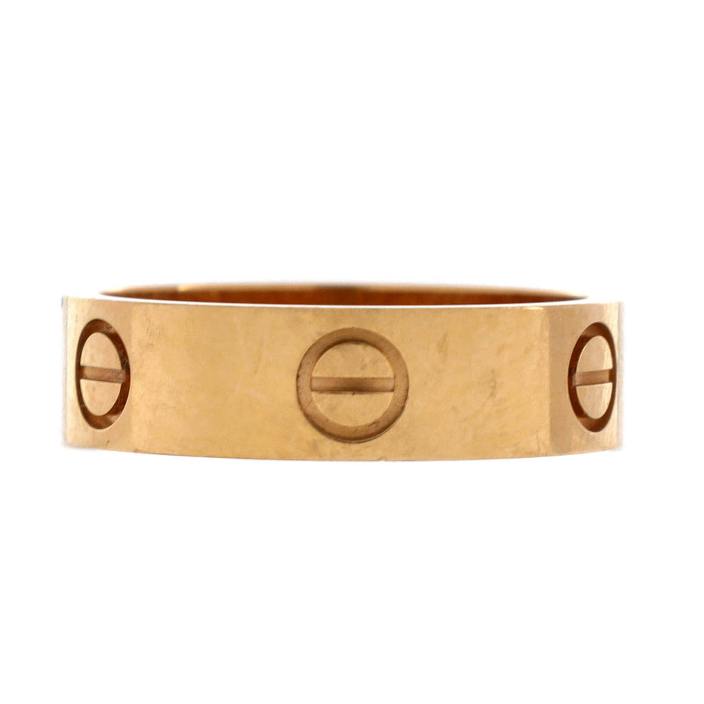 Love Band Ring 18K Yellow Gold