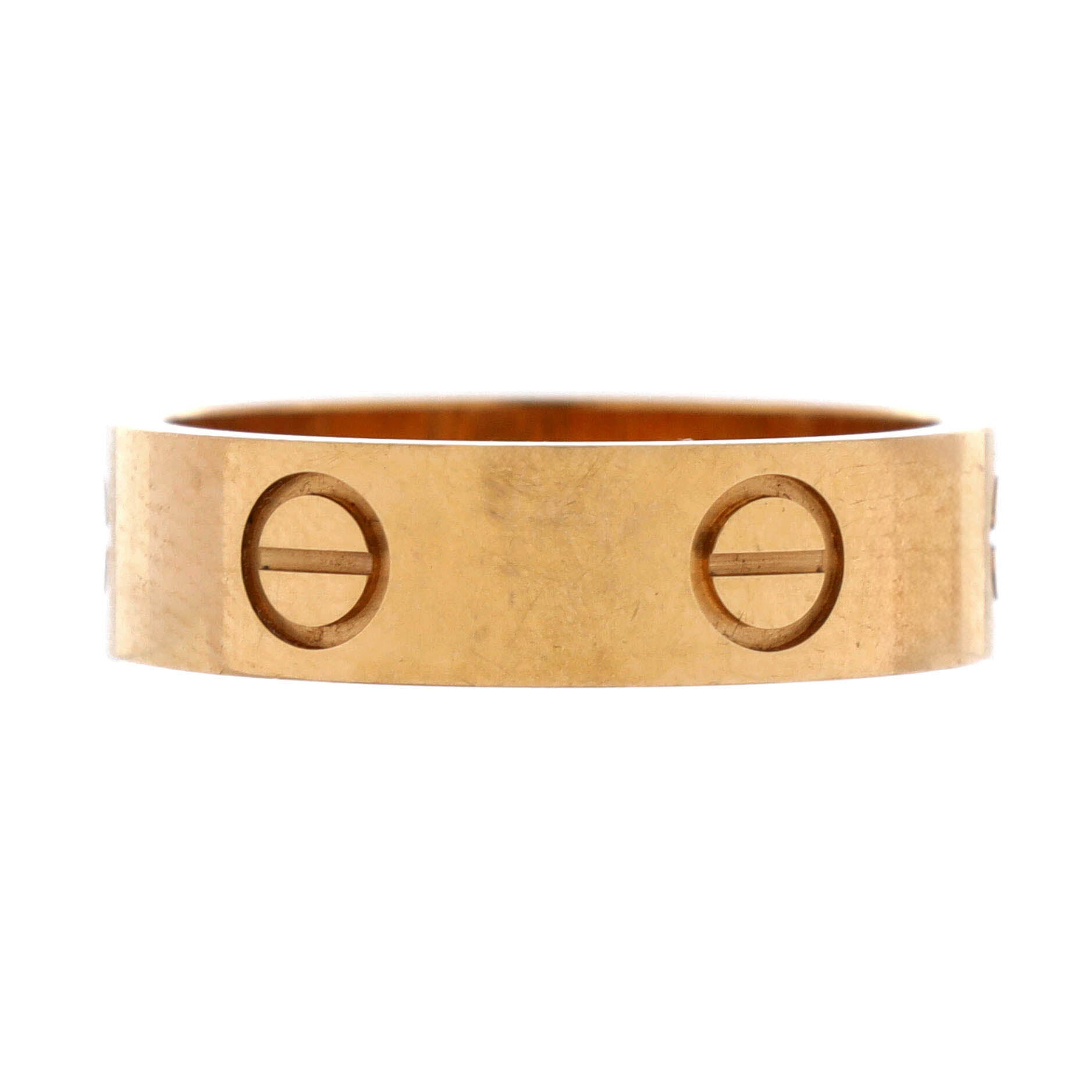 Love Band Ring 18K Yellow Gold