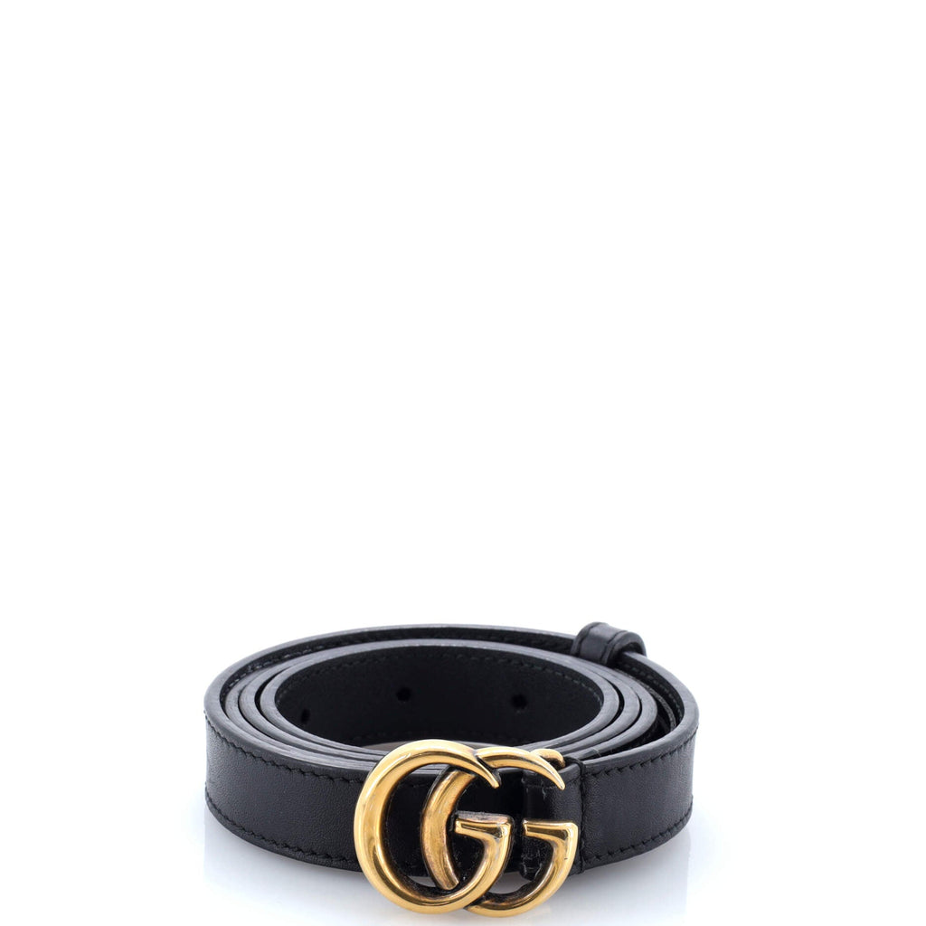 GG Marmont Belt Leather Thin