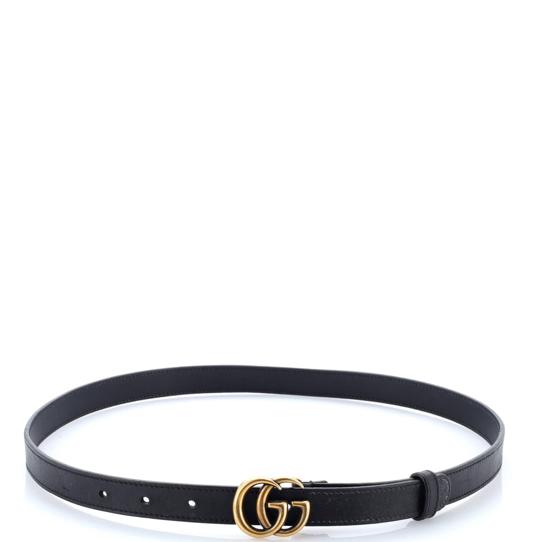 GG Marmont Belt Leather Thin