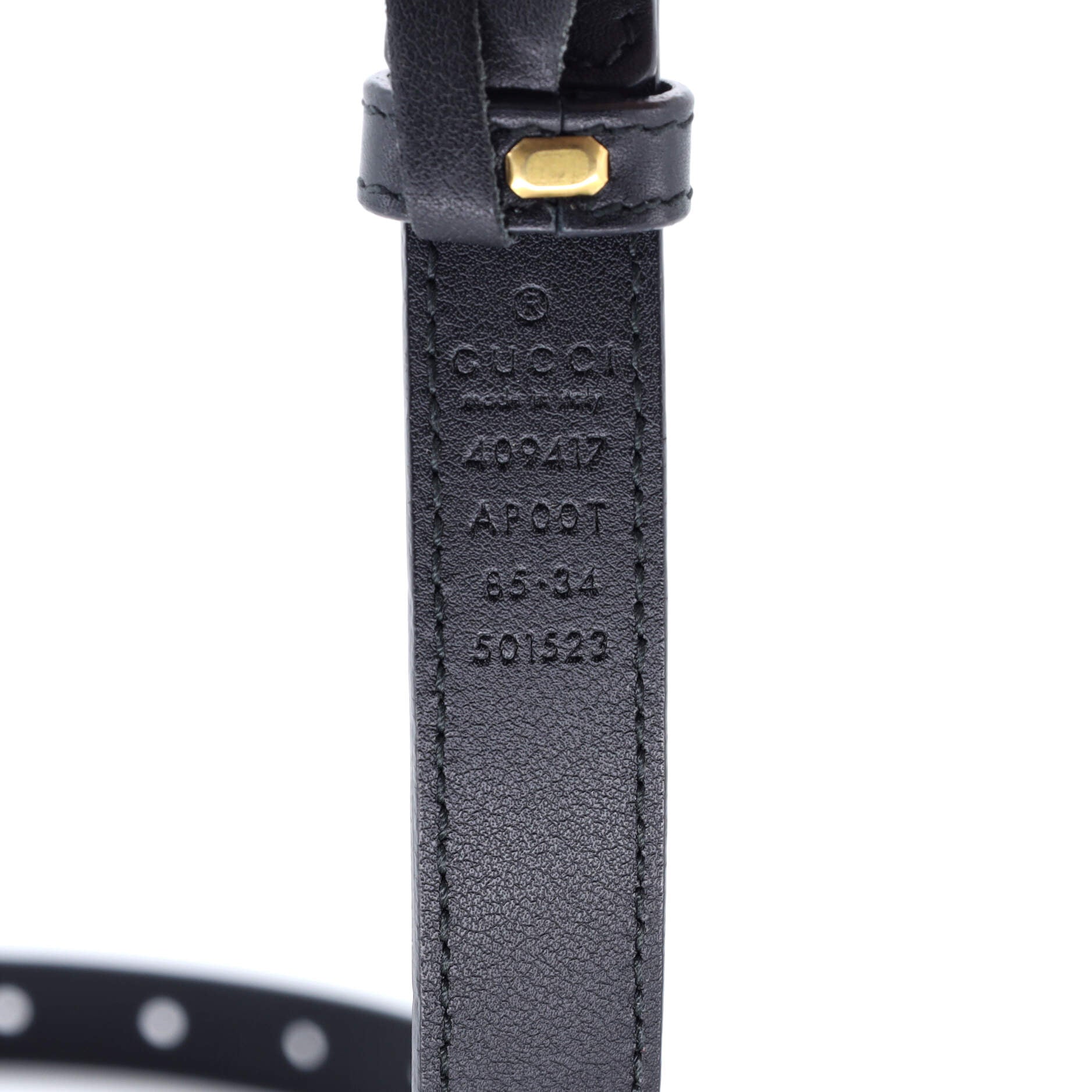 GG Marmont Belt Leather Thin