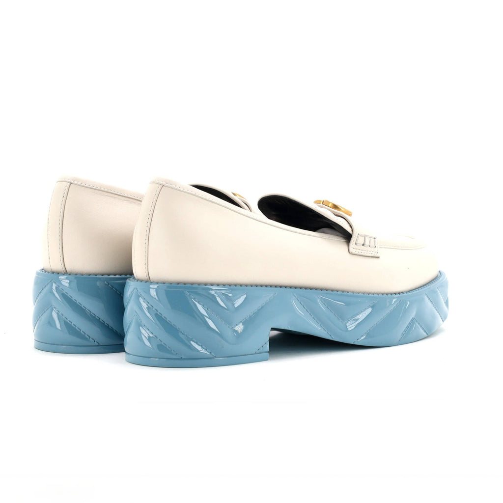Women's GG Marmont Platform Loafers Matelasse Leather