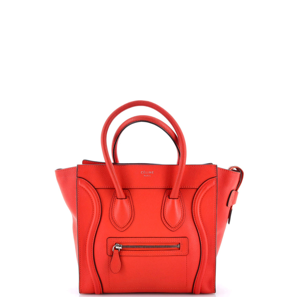 Luggage Bag Smooth Leather Micro