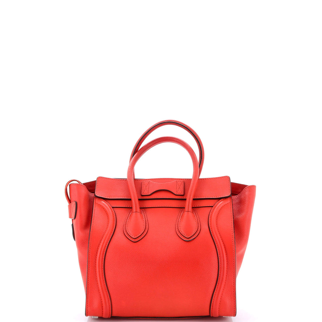 Luggage Bag Smooth Leather Micro