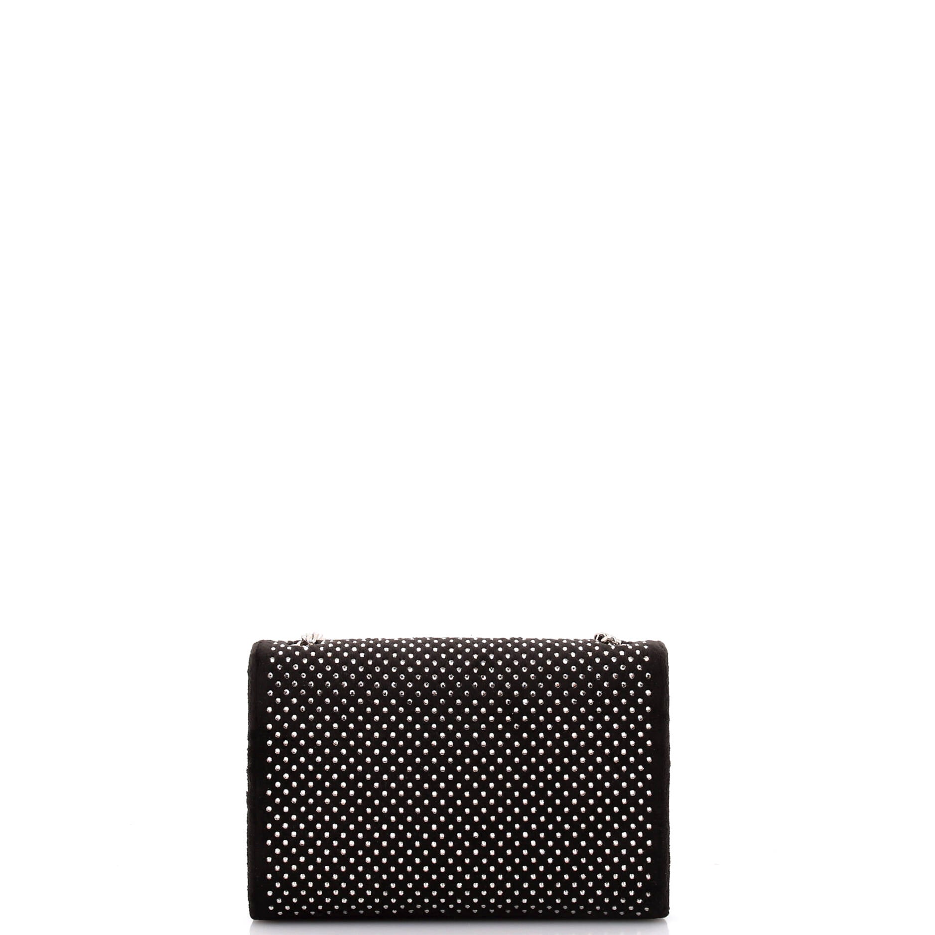 Classic Monogram Crossbody Bag Embellished Velvet Medium