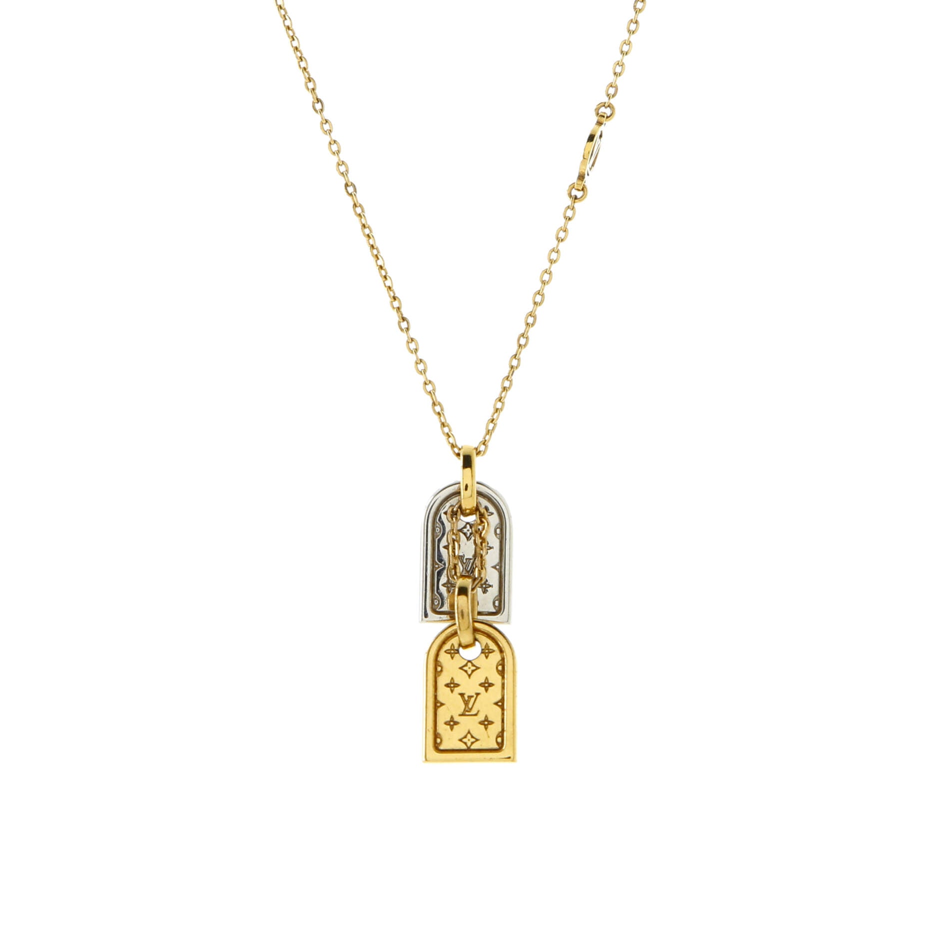 Nanogram Name Tag Pendant Necklace Metal