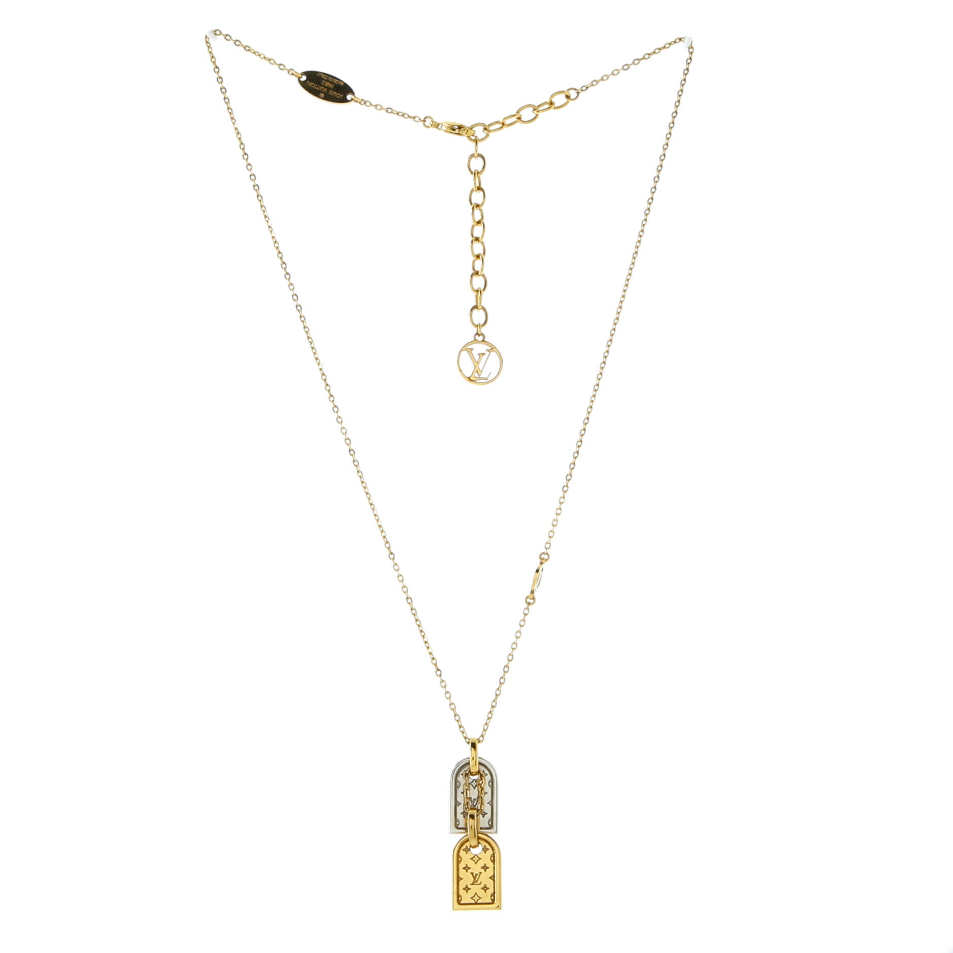 Nanogram Name Tag Pendant Necklace Metal