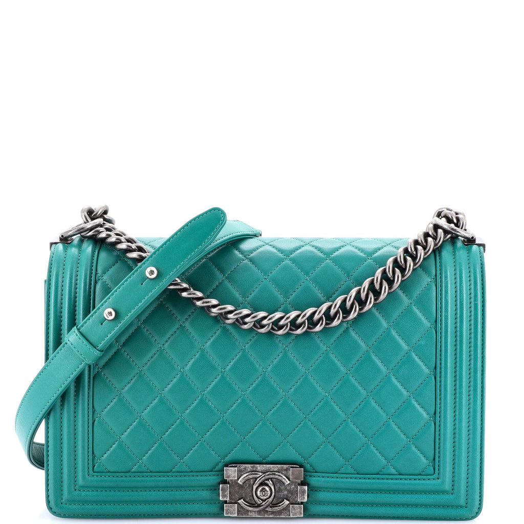 Boy Flap Bag Quilted Calfskin New Medium