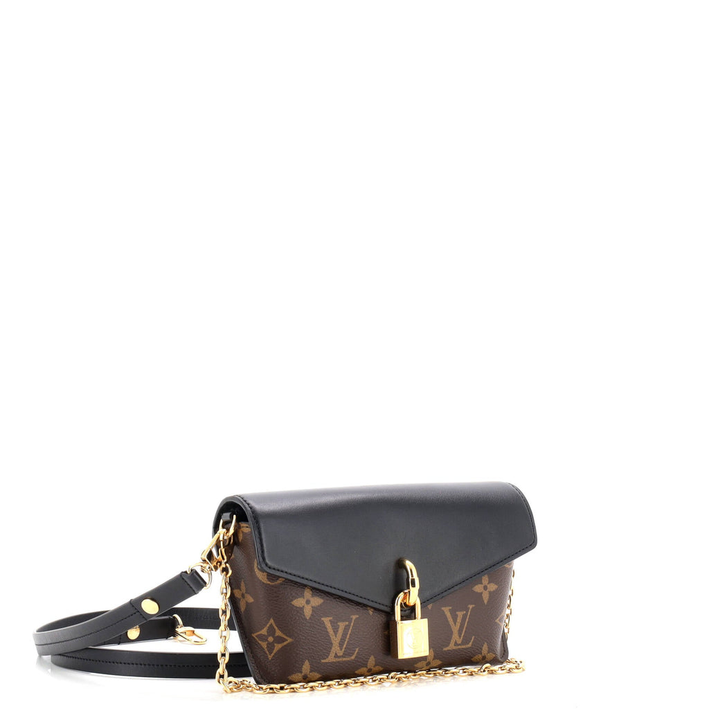 Padlock on Strap Handbag Monogram Canvas and Leather