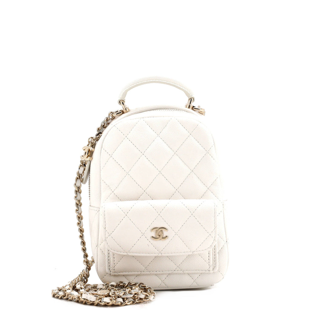 CC Day Backpack Quilted Caviar Mini