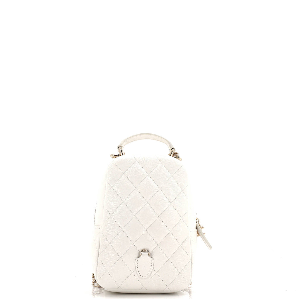CC Day Backpack Quilted Caviar Mini