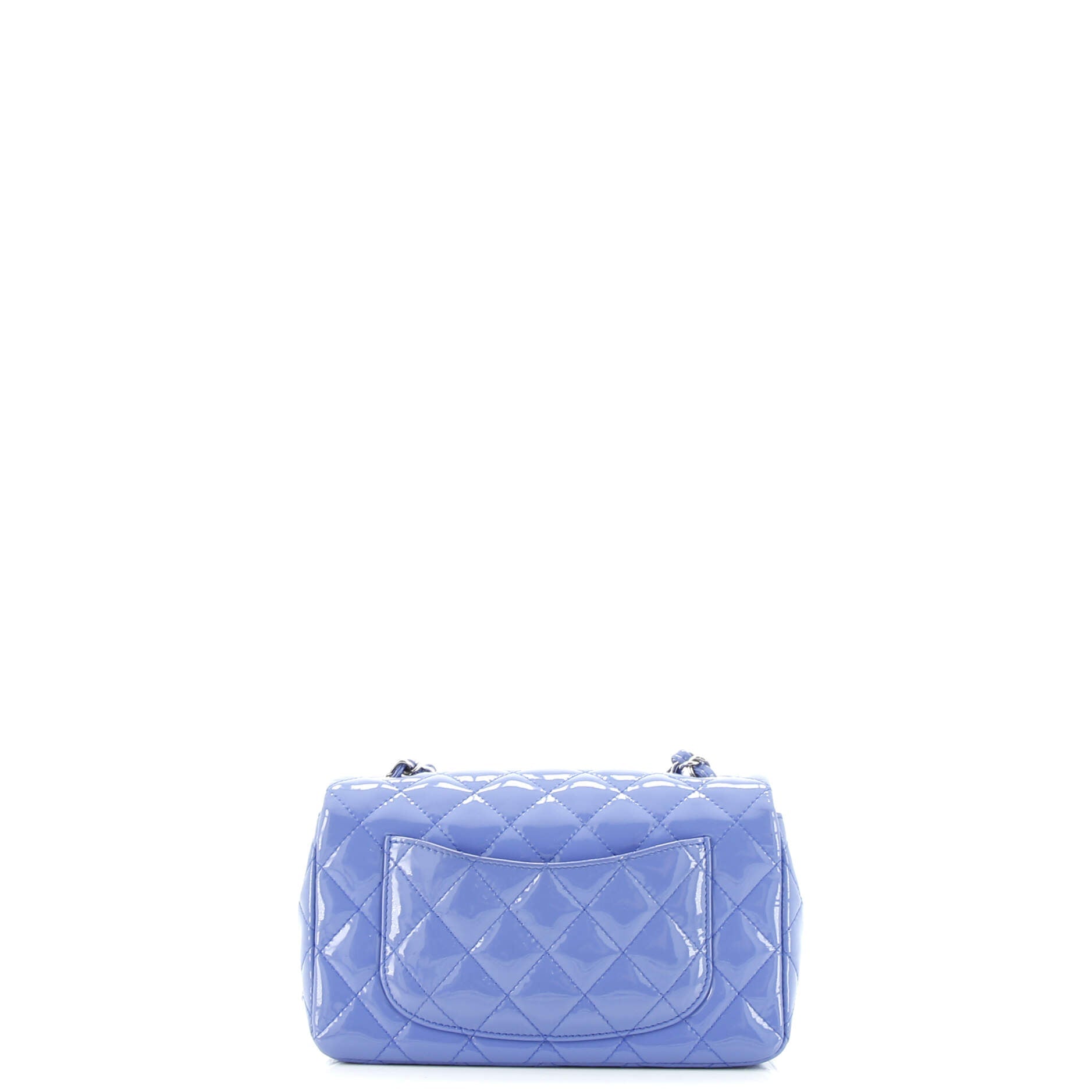 Classic Single Flap Bag Quilted Patent Mini