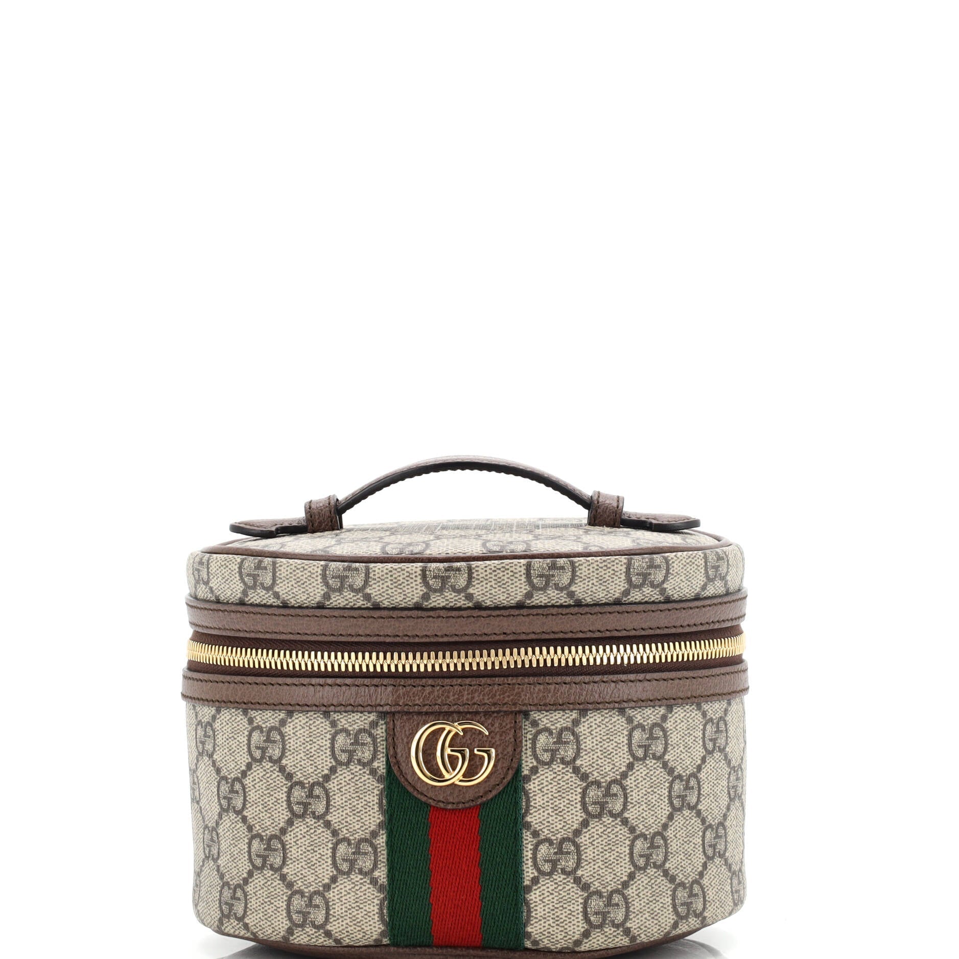 Ophidia Top Handle Cosmetic Case GG Coated Canvas Mini