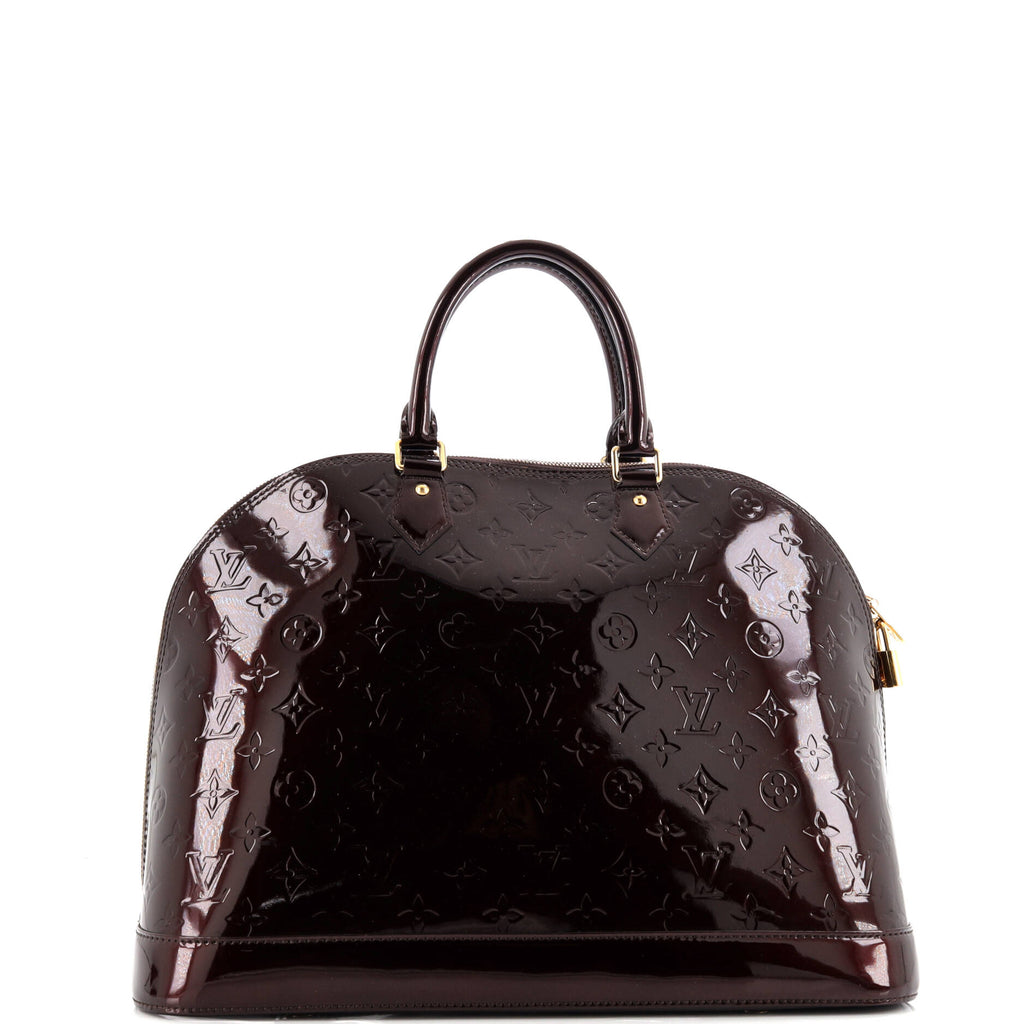 Alma Handbag Monogram Vernis GM