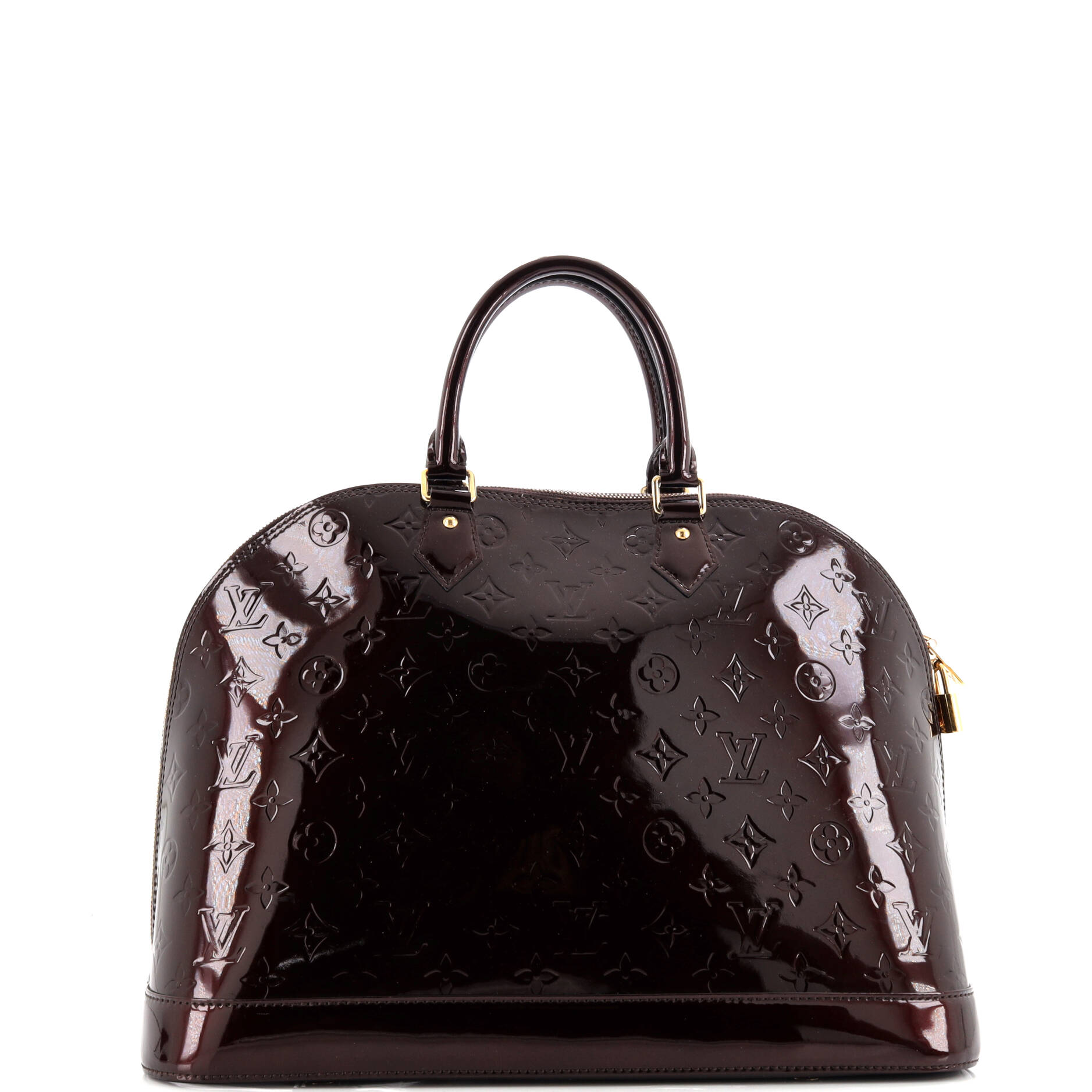 Alma Handbag Monogram Vernis GM