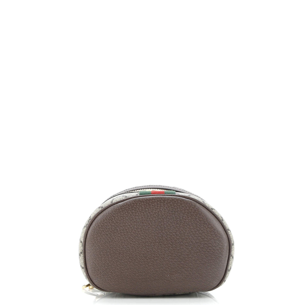 Ophidia Top Handle Cosmetic Case GG Coated Canvas Mini