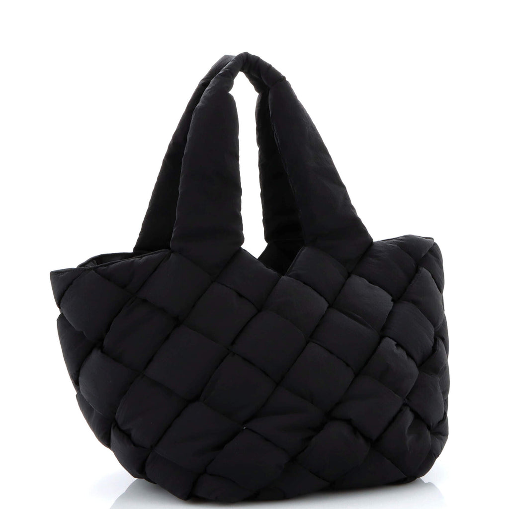 Cassette Paper Tote Intrecciato Nylon