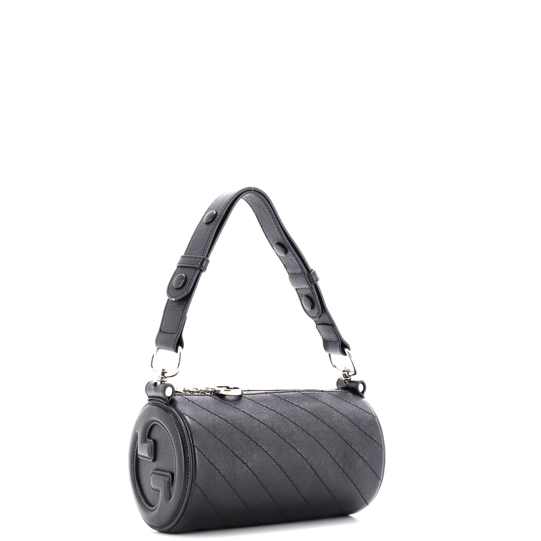 Blondie Shoulder Bag Diagonal Quilted Leather Mini