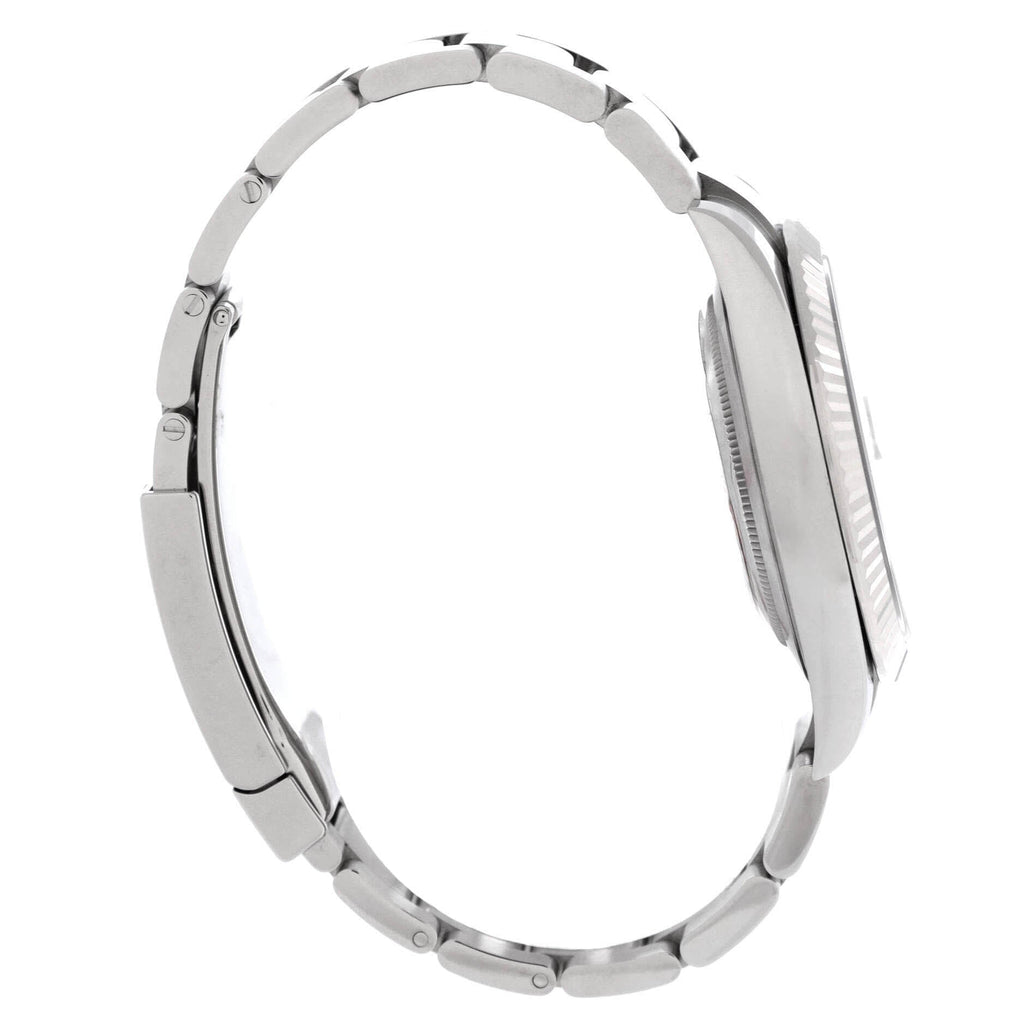Oyster Perpetual Datejust Automatic Watch Stainless Steel and White Gold 41