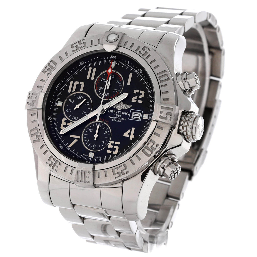 Super Avenger II Chronograph Automatic Watch Stainless Steel 48