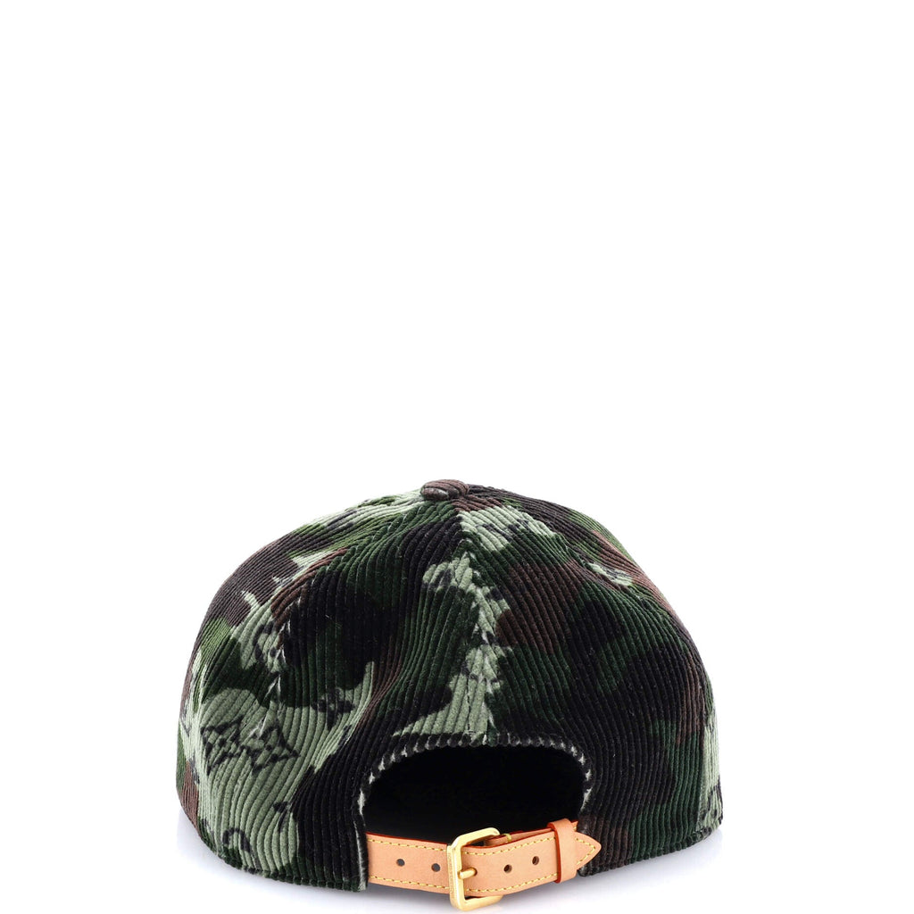Easy Fit Baseball Cap Camouflage Monogram Corduroy