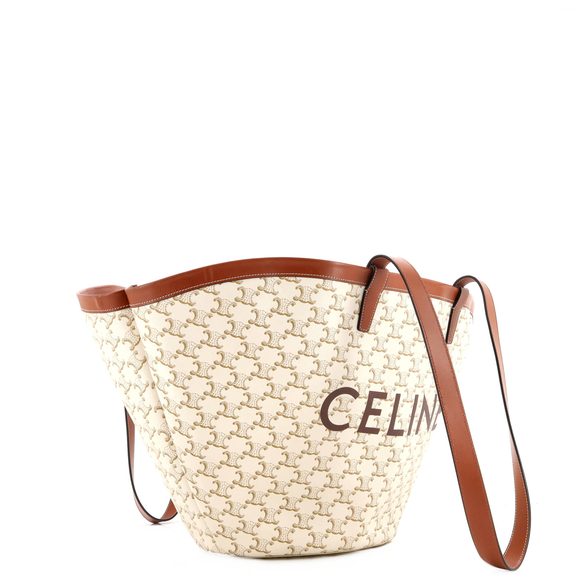 Couffin Bag Triomphe Coated Canvas Medium