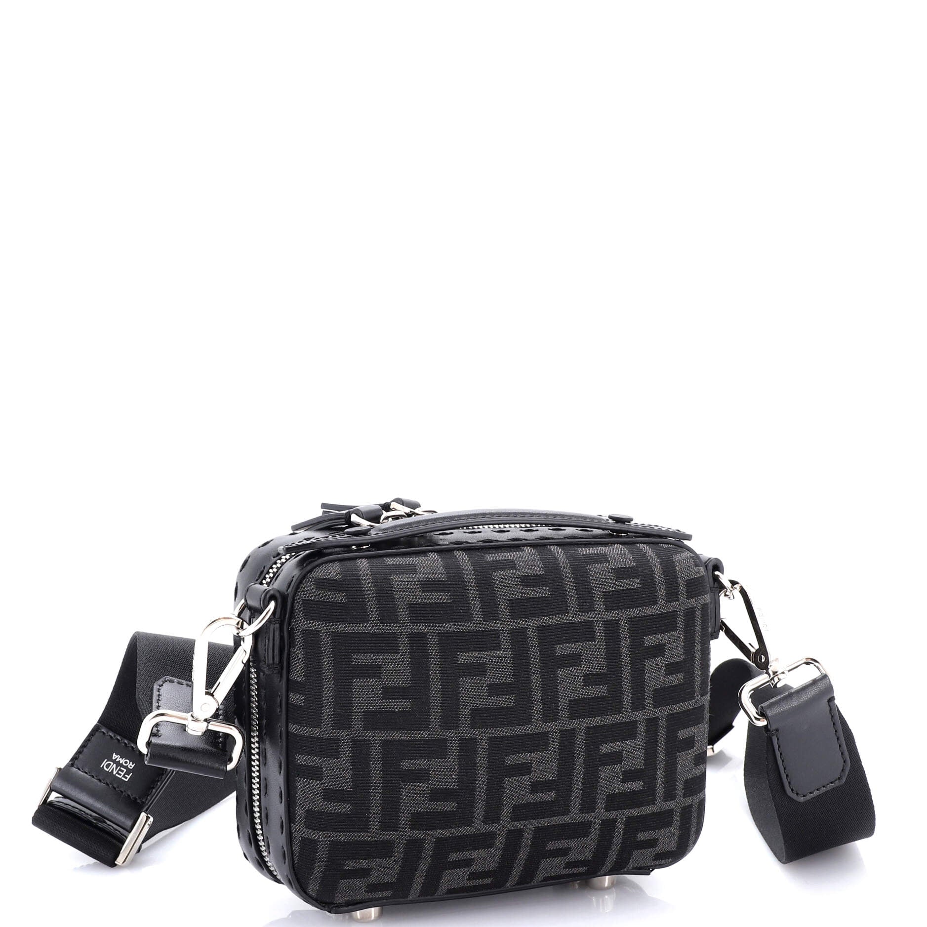 Suitcase Crossbody Bag Zucca Canvas Mini
