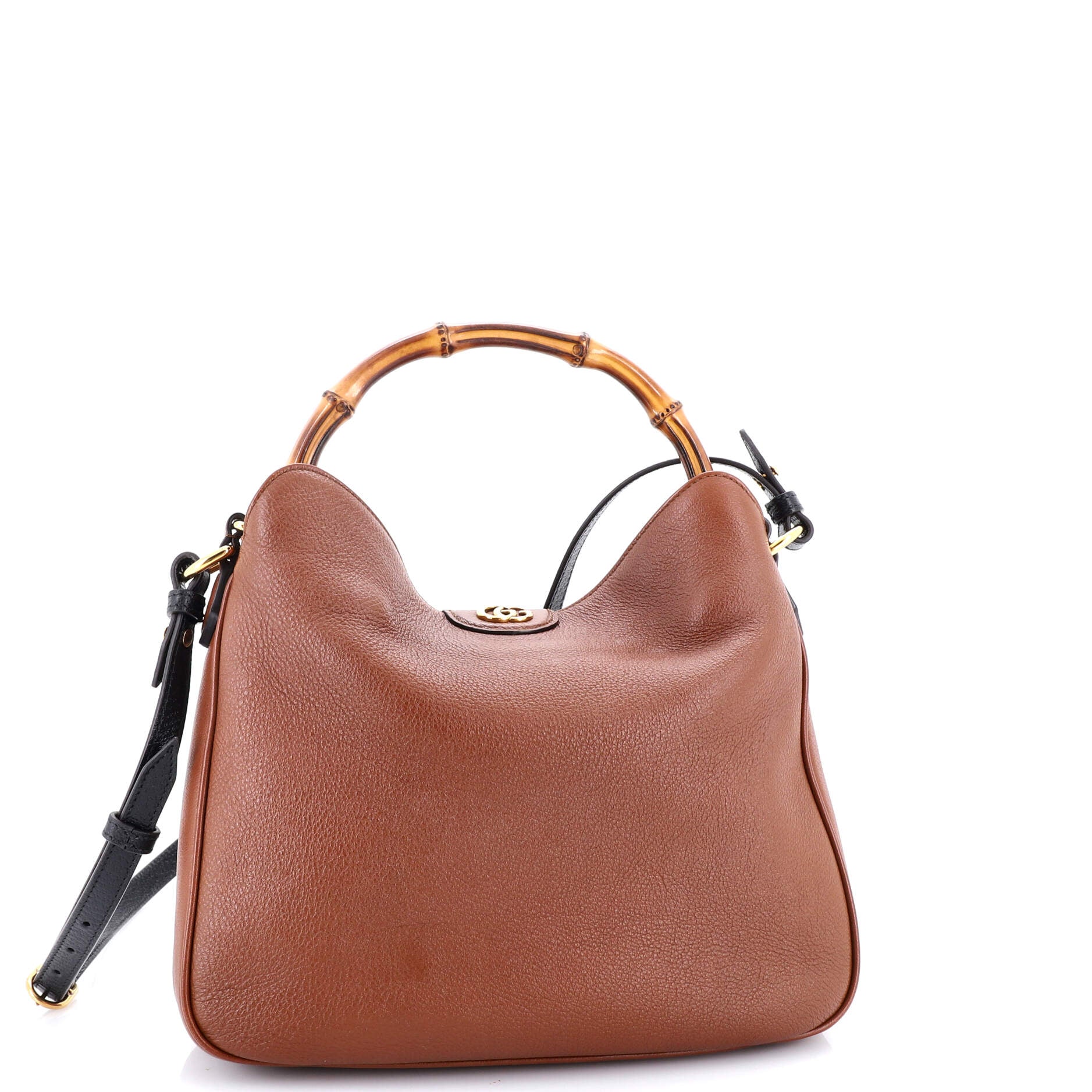 Diana NM Bamboo Shoulder Bag Leather Medium