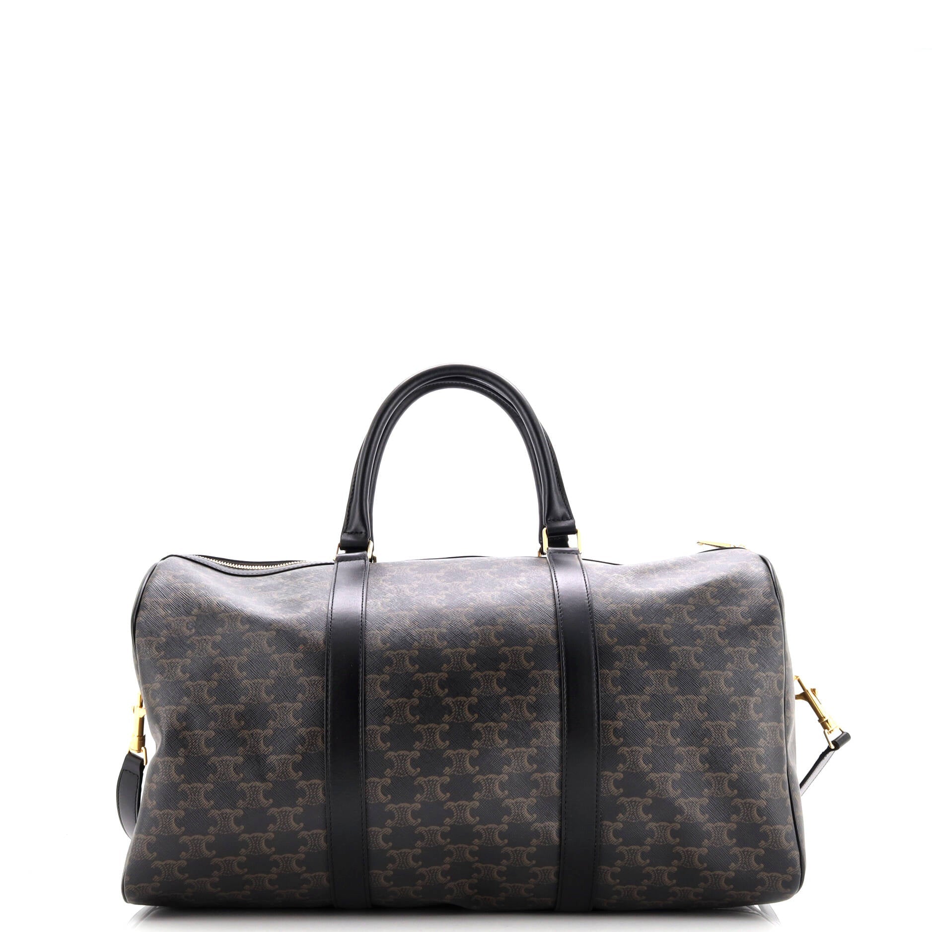 Travel Duffle Bag Triomphe Coated Canvas Medium