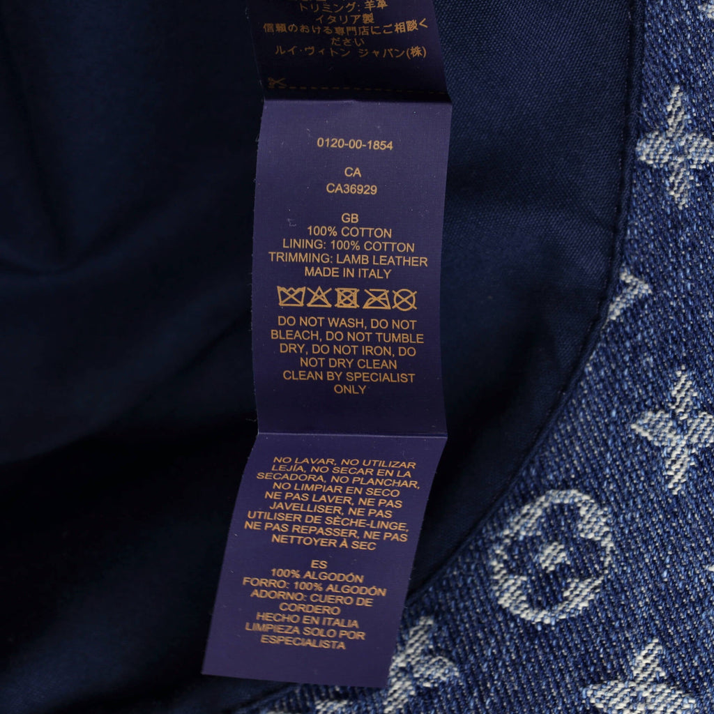 Bucket Hat LV Remix Monogram Denim