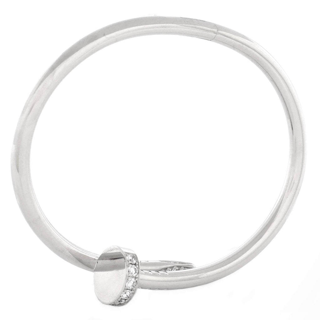 Juste un Clou Bracelet 18K White Gold with Diamonds Classic
