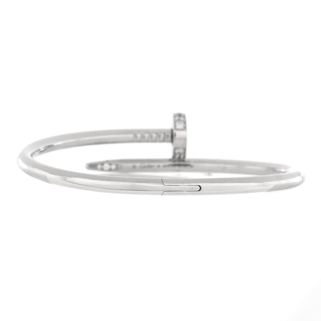 Juste un Clou Bracelet 18K White Gold with Diamonds Classic