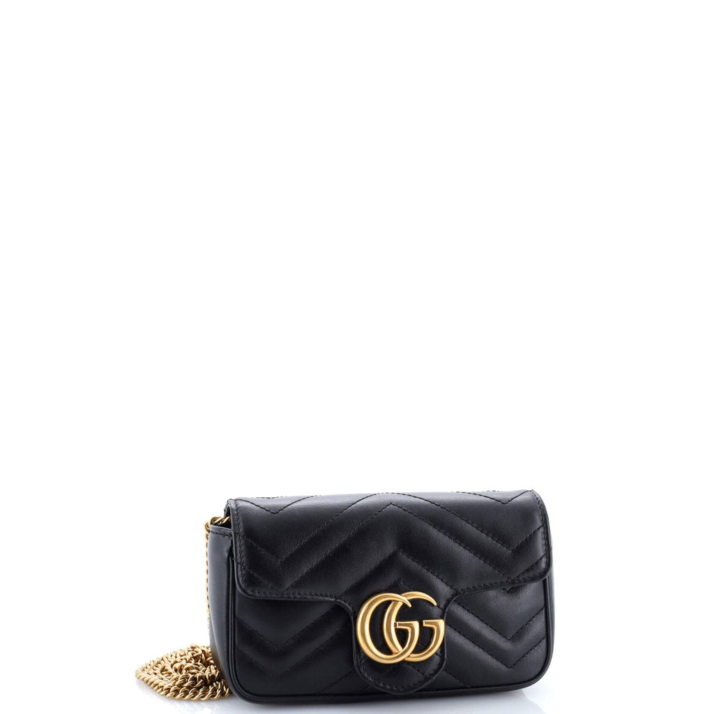 GG Marmont Flap Bag Matelasse Leather Super Mini